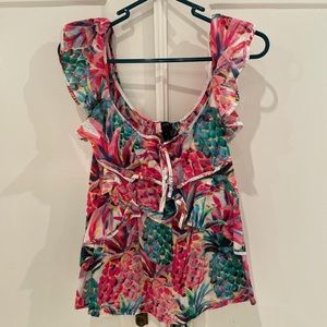 JCrew Pineapple summer top